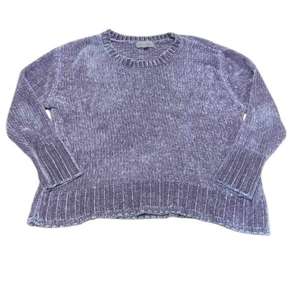 Philosophy Lavender Purple Lilac Chenille Chunky Knit Sweater size Medium M - Picture 1 of 8